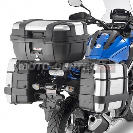semestre Frustrante estilo Soporte Lateral Honda NC 750 X Para Baúl Monokey® O Retro Fit