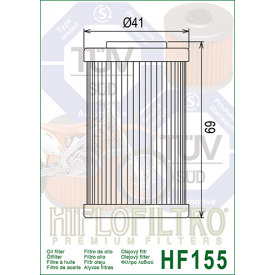 Filtro aceite Hiflofiltro HF155